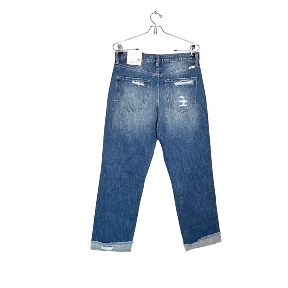 KanCan Eloise High Rise Straight Leg Jeans in Medium Wash - Sz 7/27 - NWT - Picture 4 of 8